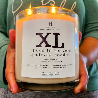 XL Candle | Kilo Candle | Hues Triple Zero | 1700 G | 400+ Hrs Burn